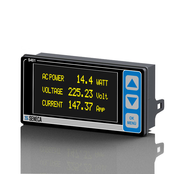 SENECA - SCXS401-L DISPLAY OLED 2,7 + 2 X RS485 M/S MODBUS