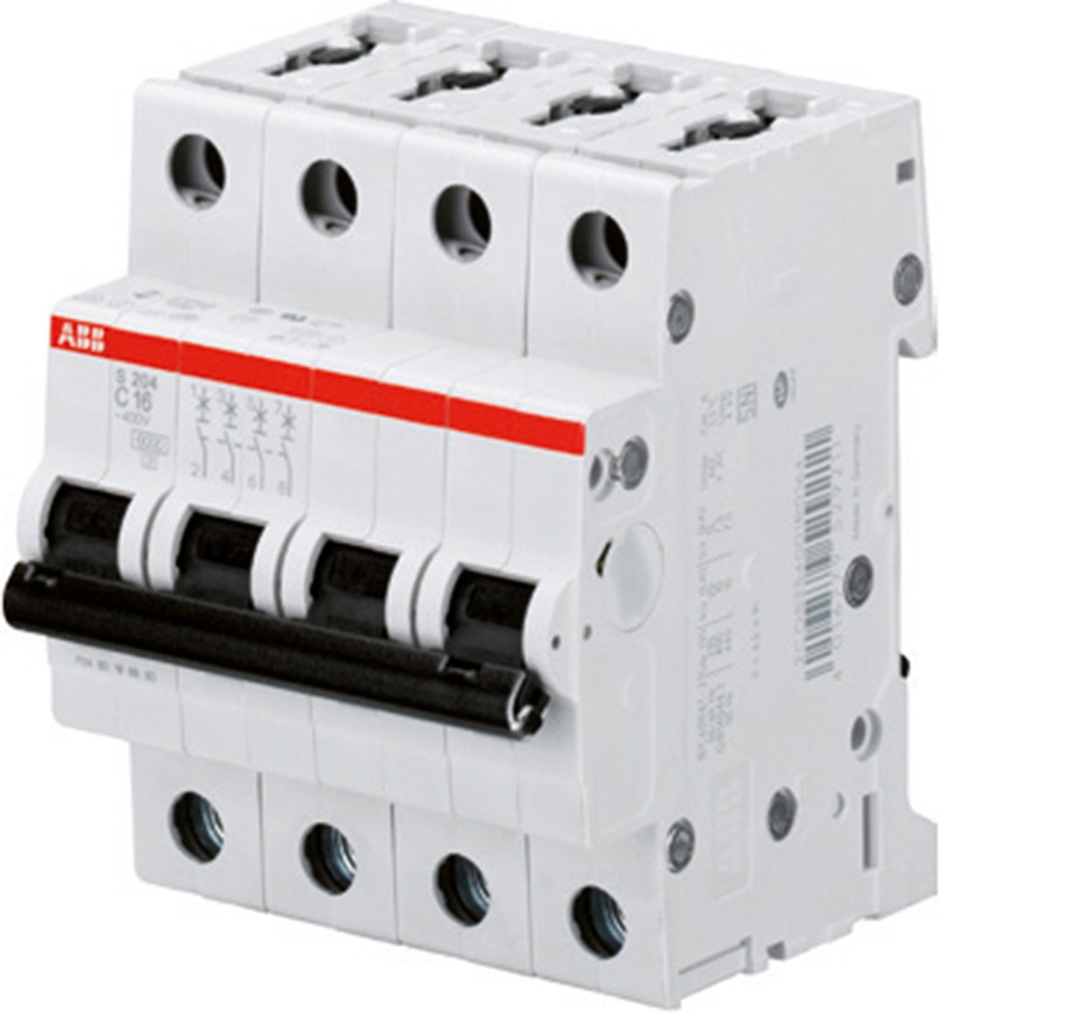 ABB SPA - ABBS598637 S204L C 8 INTERRUTTORE AUTOMATICO 4,5KA