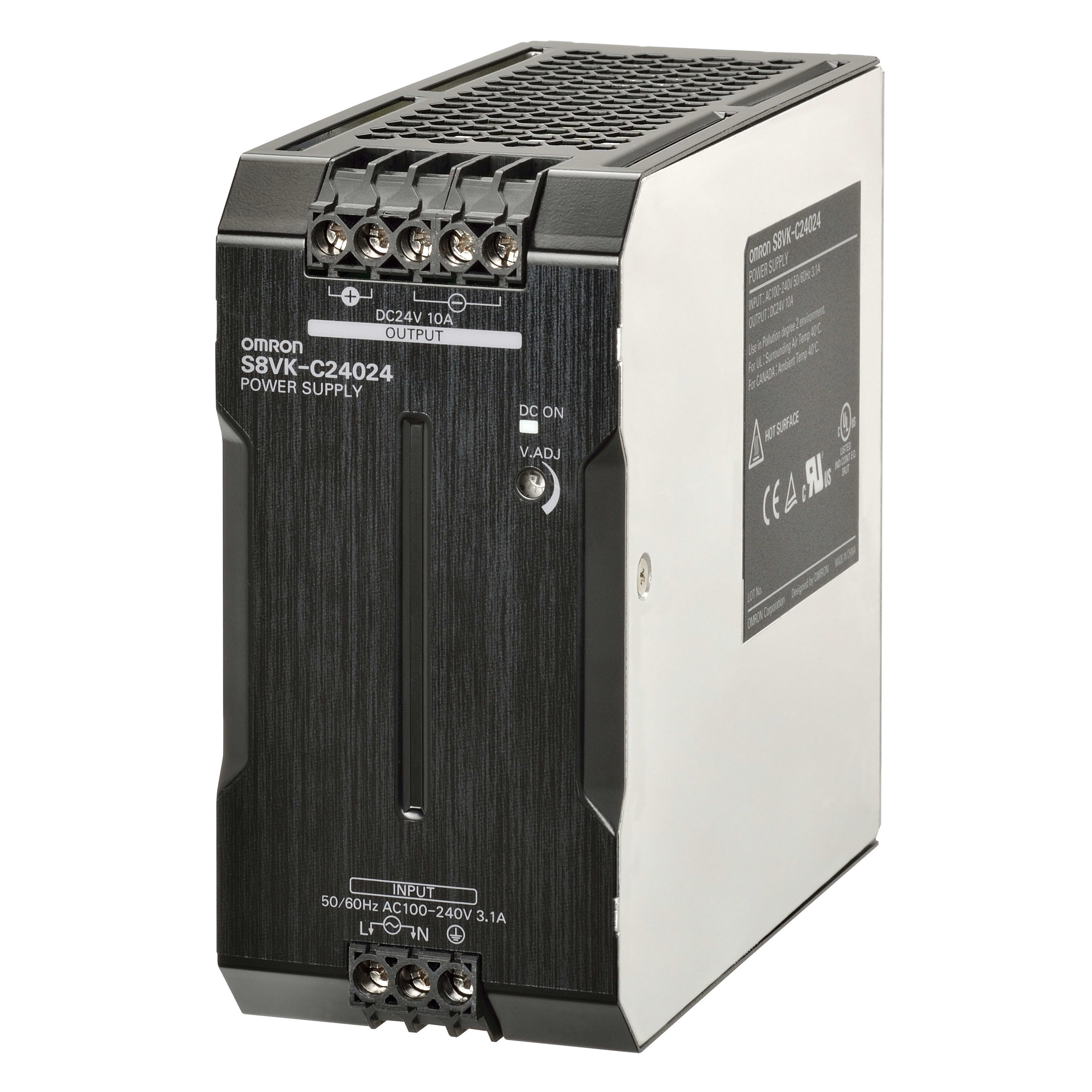 OMRON - OMRS8VKC24024 ALIM. S8VK-C MONO 240W, 24V, 10A, CLAS.A