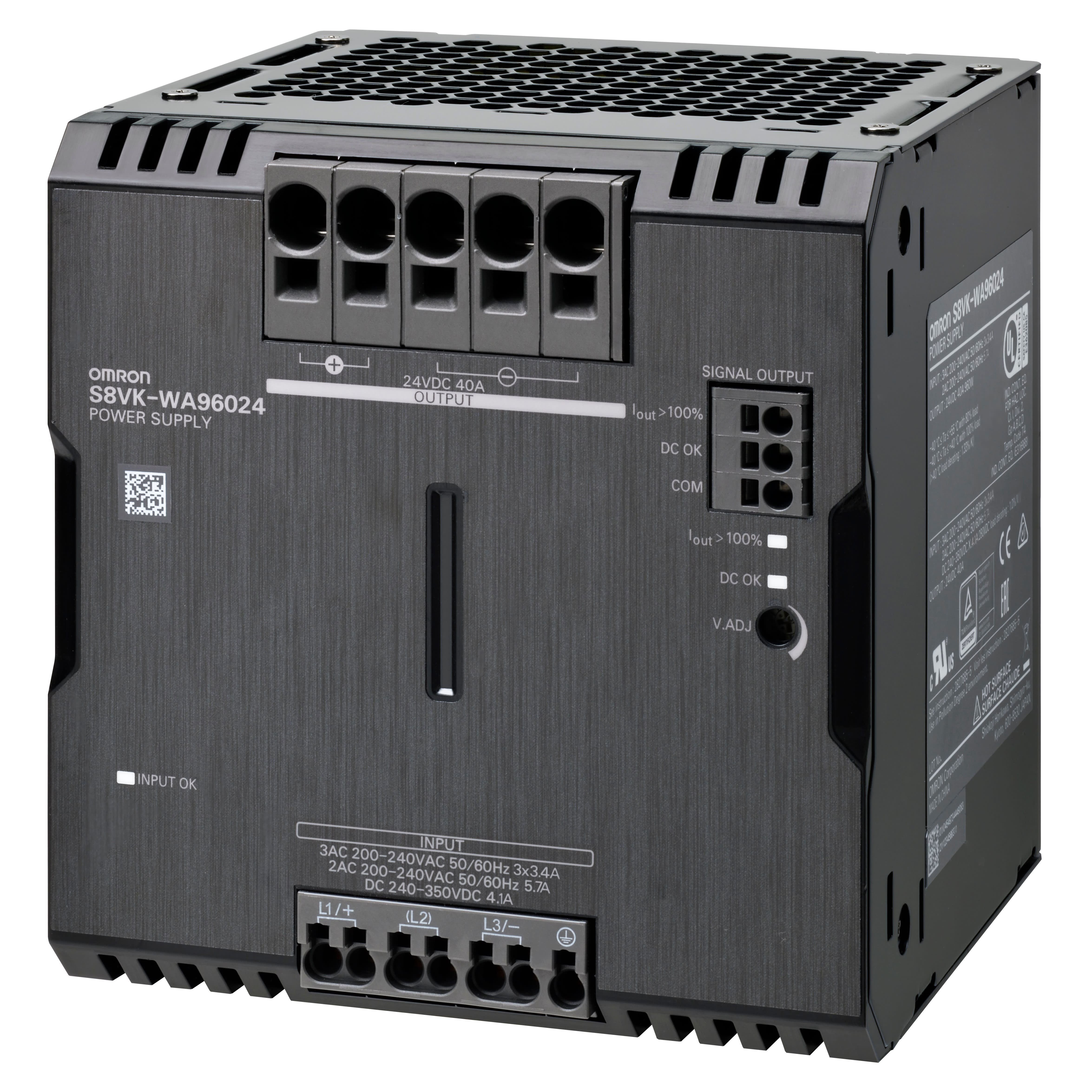 OMRON - OMRS8VKWA96024 ALIMENTATORE TRIFASE. 960 W. 24 V CC. 40