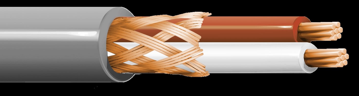 ITC INDUSTRIA TECNIC - ITCSC-22GOB500 SC 2 X 0,25 A-O GRIGIO OR BOB.500 ECA