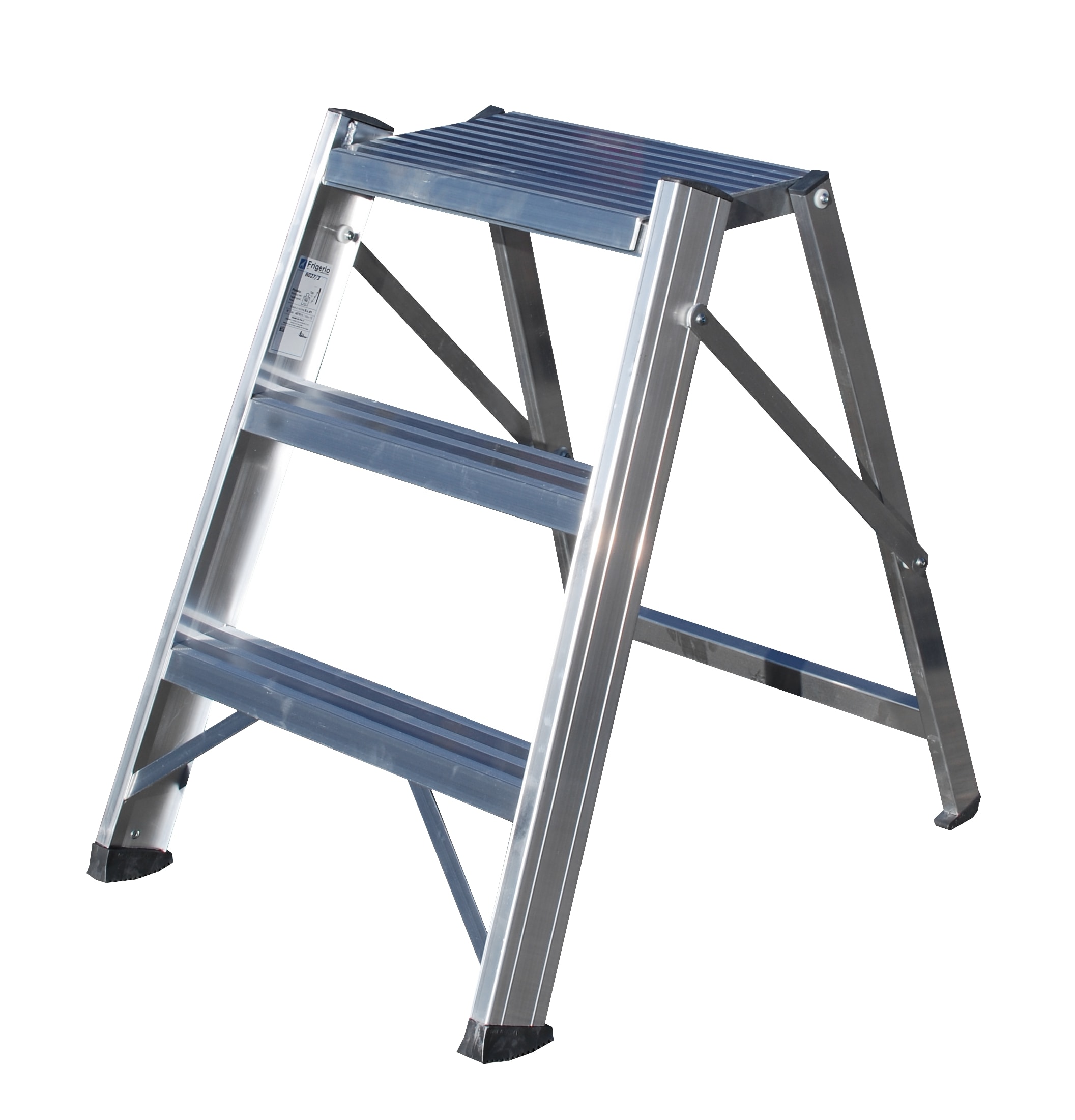FRIGERIO CARPENTERIE - FRISCA 6027/03 SGABELLO PRO PIEGHEVOLE C/PIAT. ALLU. 3G