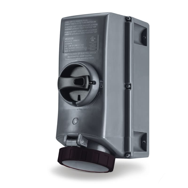 SCAME PARRE SPA - SCASCM430MI5W PRESA INTERBL. 30A 3P 4W 5h