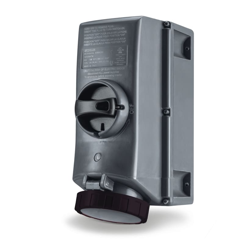 SCAME PARRE SPA - SCASCM420MI5W PRESA INTERBL. 20A 3P 4W 5H