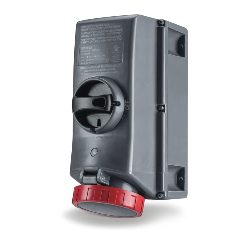 SCAME PARRE SPA - SCASCM430MI7W PRESA INTERBL. 30A 3P 4W 7H