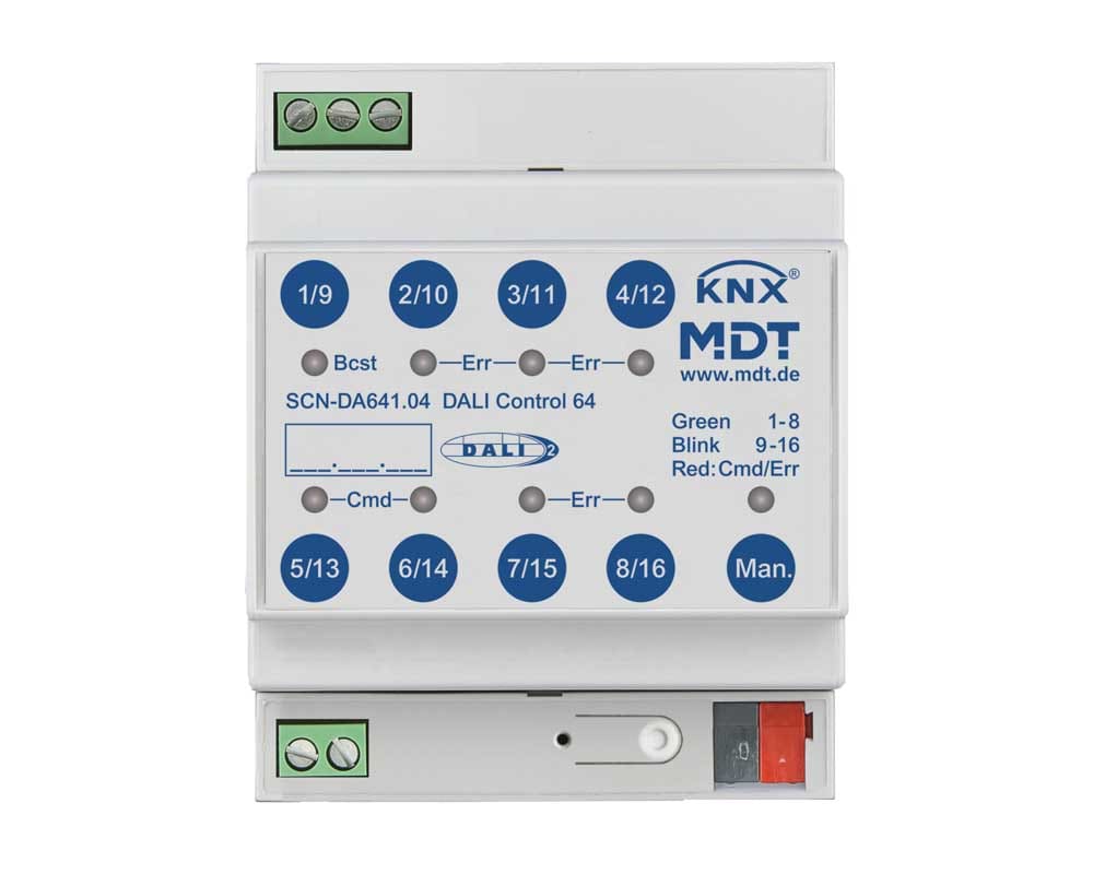 MDT ITALIA SRL - EYGSCN-DA641.04 Gateway DALI KNX, control 64