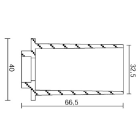 SIDE SPA - SDE186-3 POZZETTO PER INCASSO NE