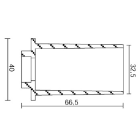 SIDE SPA - SDE186-3 POZZETTO PER INCASSO NE