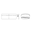 SIDE SPA - SDE990925 BASETTA PLAFONE BI