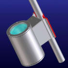 SIDE SPA - SDEE5196 ATTACCO PALO SINGOLO DIAM.120MM NE