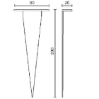 SIDE SPA - SDEE8004 PICCHETTO PER BASETTA GR