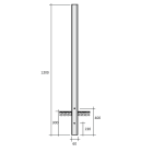 SEM - SEM3120/V PALO CILINDRICO D 60X1200 MM ZN+VE