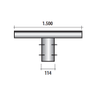 SEM - SEM4322/OTT TRAVERSA LUNG. 150 CM. ZINCATA