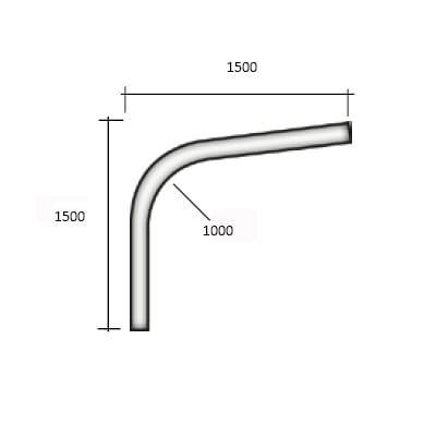 SEM - SEM4332/2D BRACCIO SINGOLO D 60X1500X1500 MM.