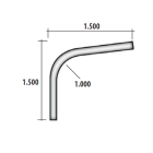 SEM - SEM4332/3D BRACCIO SINGOLO D 60X1500X2000 MM.