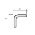 SEM - SEM4338/1 BRACCIO D 60X300X300 MM. ZN+V