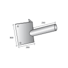 SEM - SEM4341 STAFFA AD ANGOLO PER ARMATURE