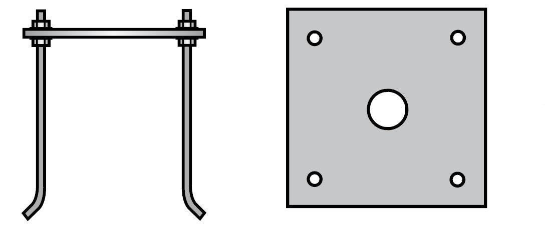 SEM - SEMCPR CONTROPIASTRA 250X250 MM.