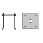 SEM - SEMCPR CONTROPIASTRA 250X250 MM.