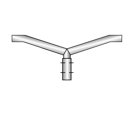 SEM - SEMTD150200 TESTA PALO DOPPIO L=2000 INCL. 15/0