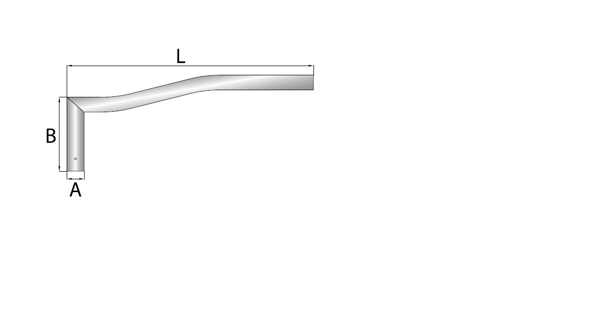 SEM - SEMTSON30100 TESTA PALO SINGOLO  ONDA  A=300 L=1000