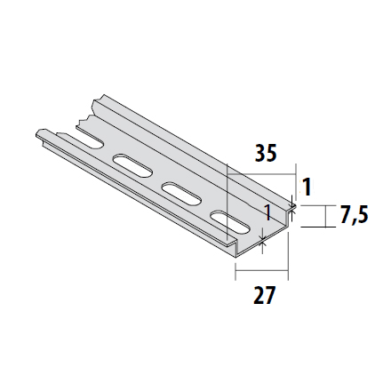 SEM - SEMZ003F PROFILATO OMEGA FORATO