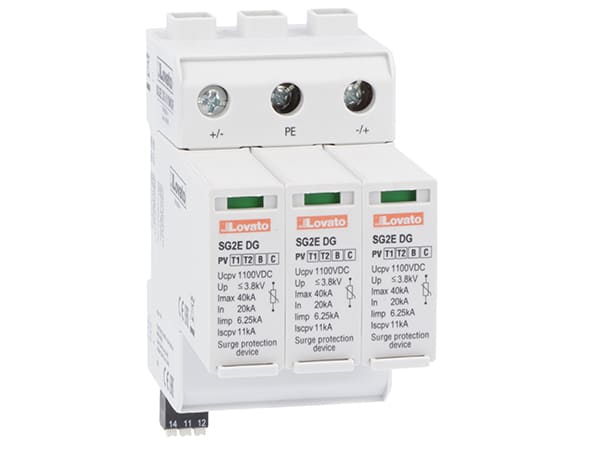 LOVATO - LOVSG2EDGK10M3R SCARICAT. SOVRAT. TIPO 1-2 1100DC+CR