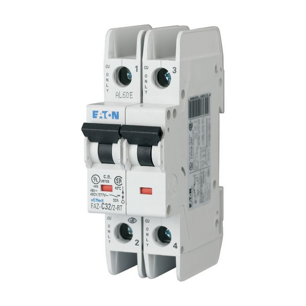 EATON - EAO102220 FAZ-D2/2-RT INT.AUT. UL/CSA 2P 2A D 10KA