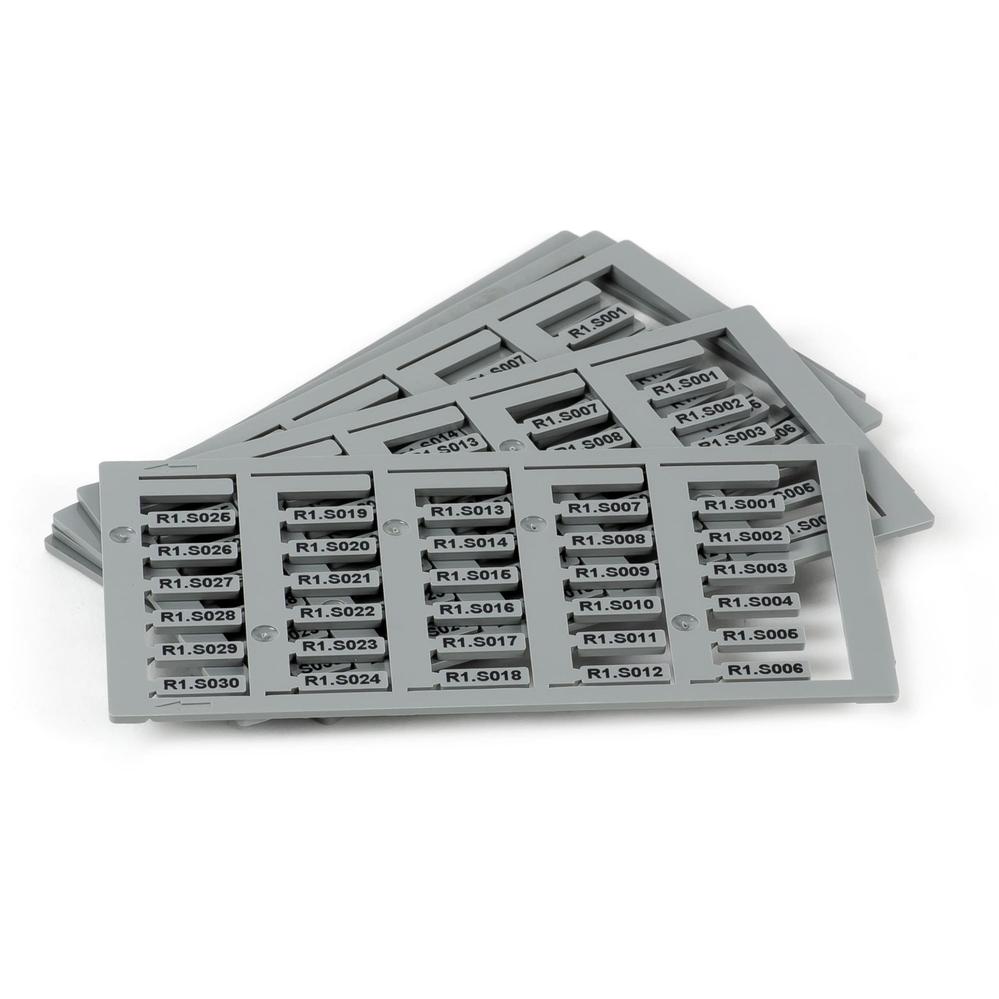 GRAFOPLAST SRL - GRASI2K02E/12N TESSERA TUBETTO CAVI GRIGIO 12X4 960PZ