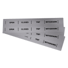 GRAFOPLAST SRL - GRASI2K15215M STRISCIA BINARIO 215X15MM METAL PVC 40PZ