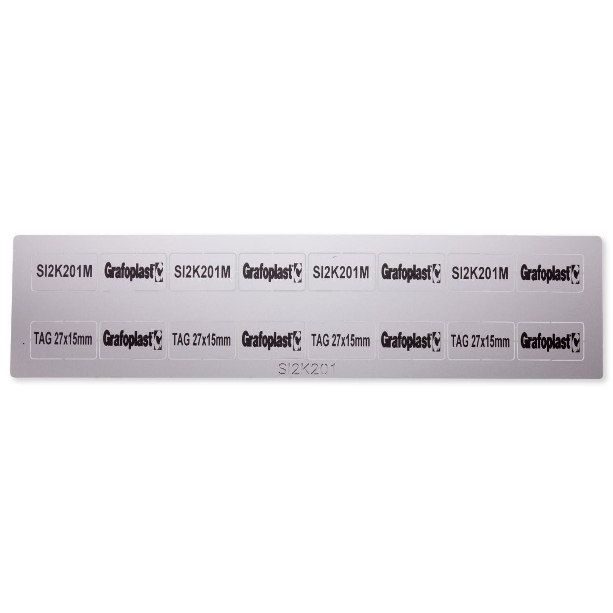 GRAFOPLAST SRL - GRASI2K201M T. PULSANTI 27X15MM METAL PMMA 192PZ