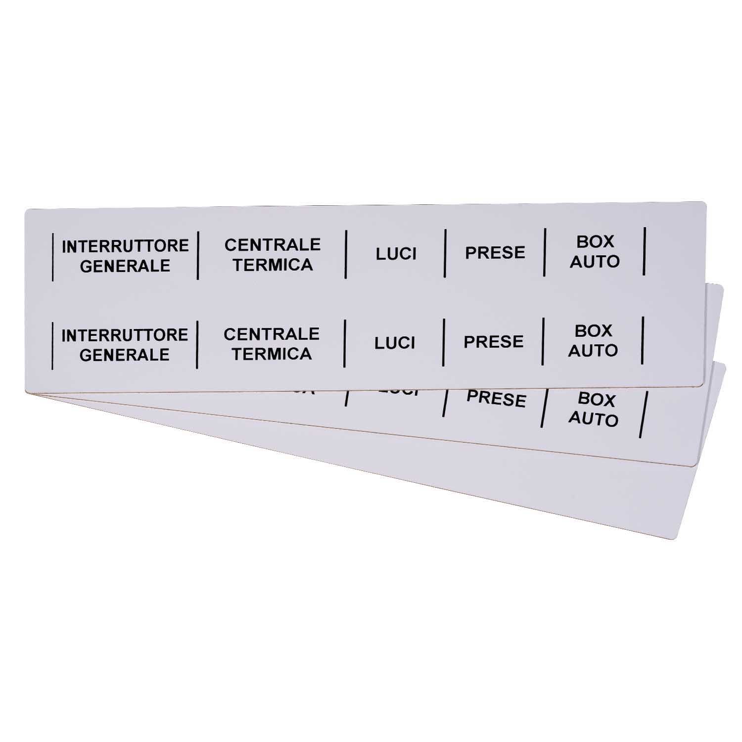 GRAFOPLAST SRL - GRASI2K420215W STRISCIA - PVC ADESIVO BIANCO 215X20MM 4