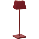 ROSSINI - RSSSIE001R LAMPADA DA TAVOLO PORTATILE ROSSA LED 2,