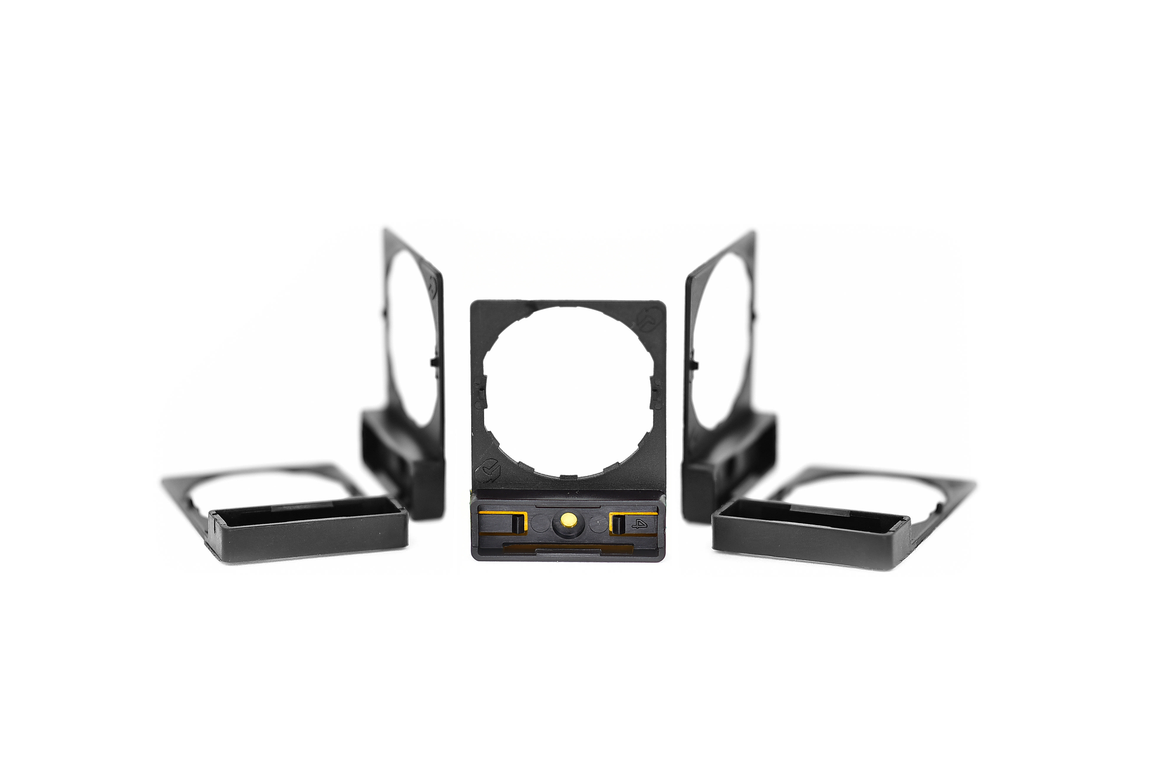 GRAFOPLAST SRL - GRASIT0B09 PORTATARGA ADESIVA TELEM ZB4 30X11 192PZ