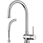 RUBINETTERIA PAFFONI - PFFSK185CR MIX LAVELLO CON DOCCIA ESTRAIBILE STICK