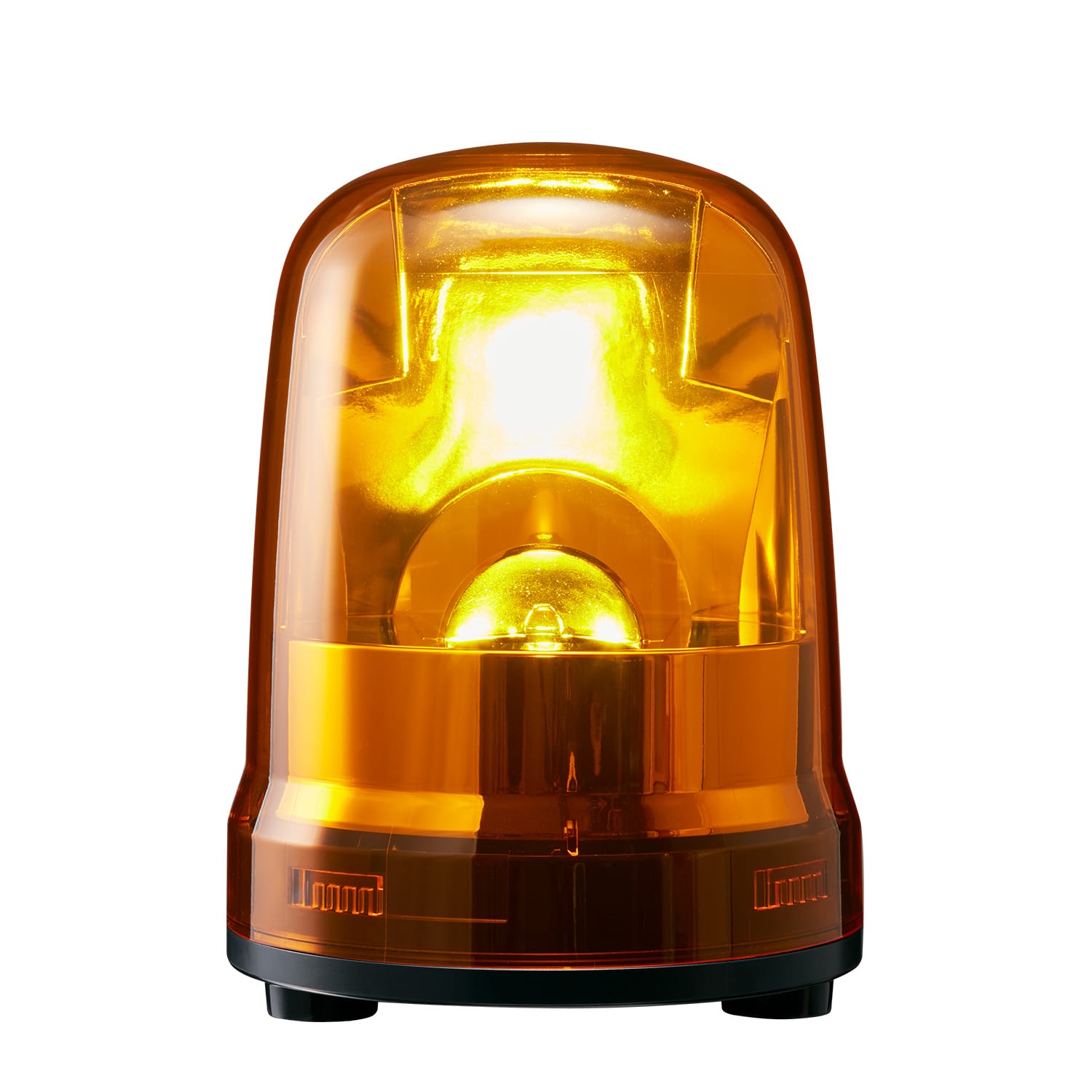 PATLITE EUROPE GMBH - PMHSKP-M1J-Y Segnalatore rotativo ambra, 100-240VDC, 100mm, IP23/65