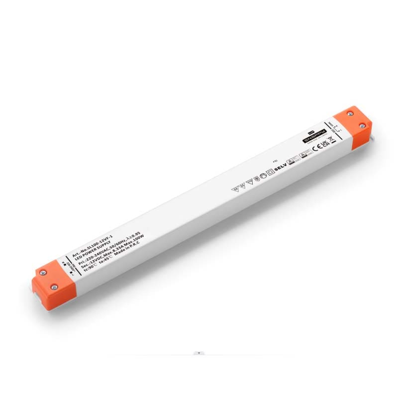 DIGIMAX SRL - DIXSL100-12VF-1 DRIVER LED 12V 8.33A 100W 320X30X18.2MM