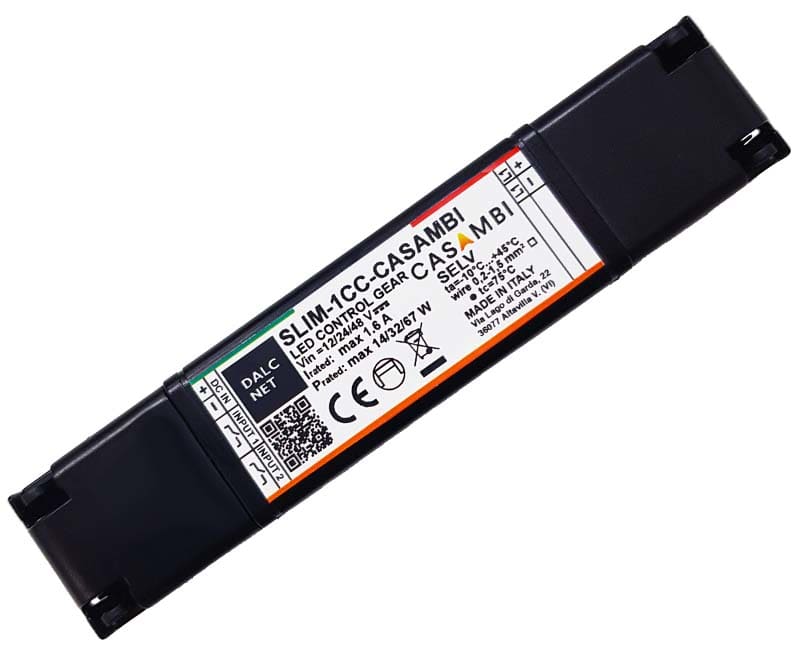 DIGIMAX SRL - DIXSLIM-1CC-CASAMBI DIMMER CASAMBI +PUSH CC 12-48V 1CH 1.6A
