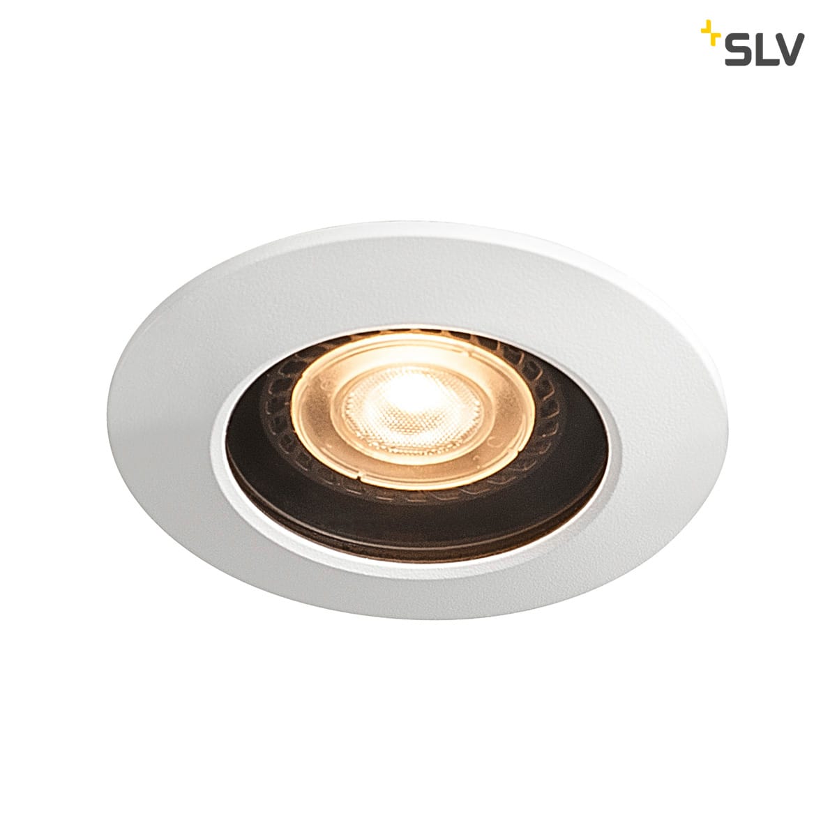 SLV ITALIA SRL - SLV1001931 VARU GU10 DL, INCASSO, NERO/BIANCO, IP20
