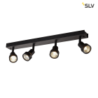 SLV ITALIA SRL - SLV1002029 PURI CW, PARETE/PLAFONE, QUAD, GU10, NER