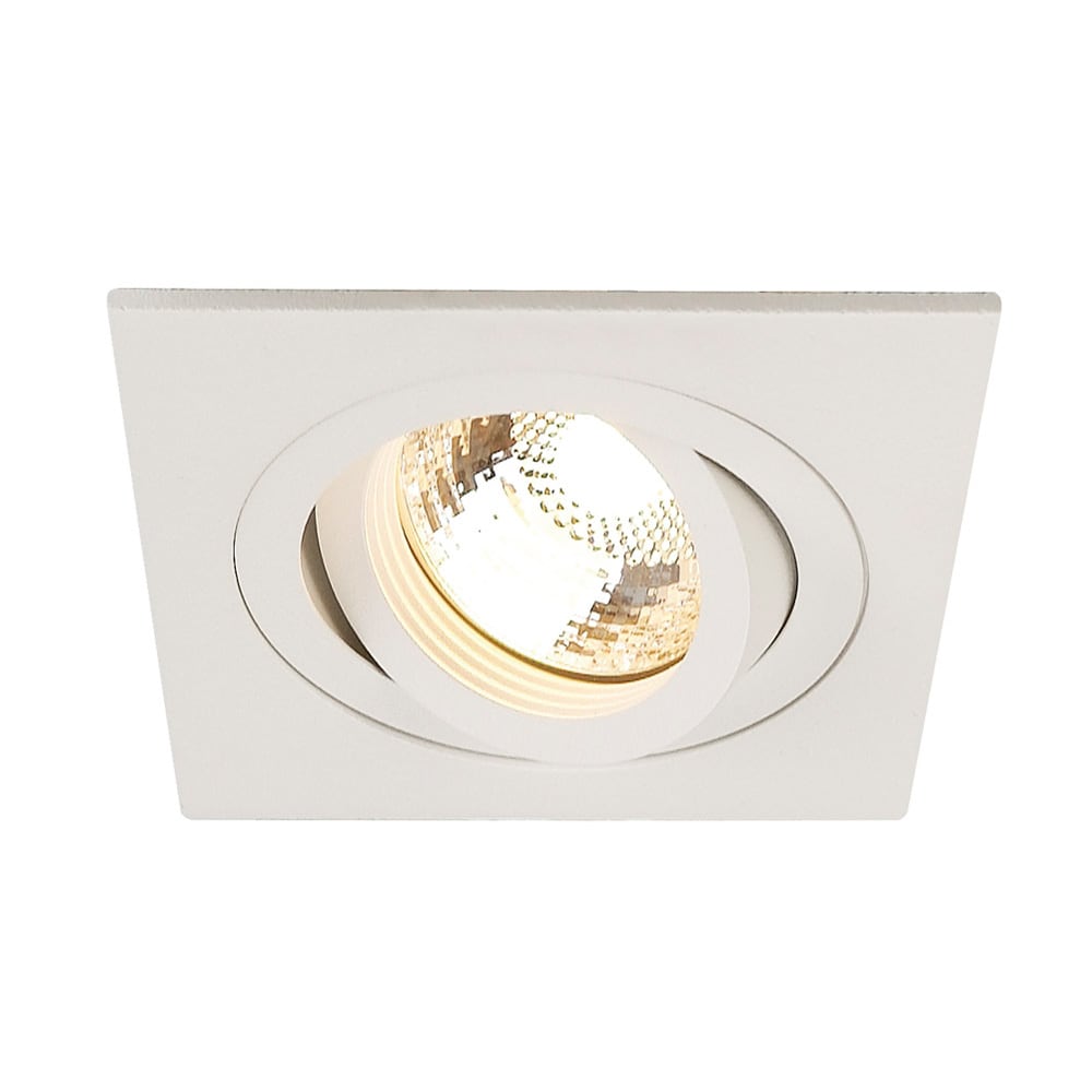 SLV ITALIA SRL - SLV199991 PIREQ GU10 SQUARE DOWNLIGHT,BIANCO OPACO
