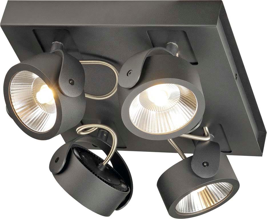 SLV ITALIA SRL - SLV1000135 KALU, PARETE/PLAFONE, QUADRIEMISSIONE, L