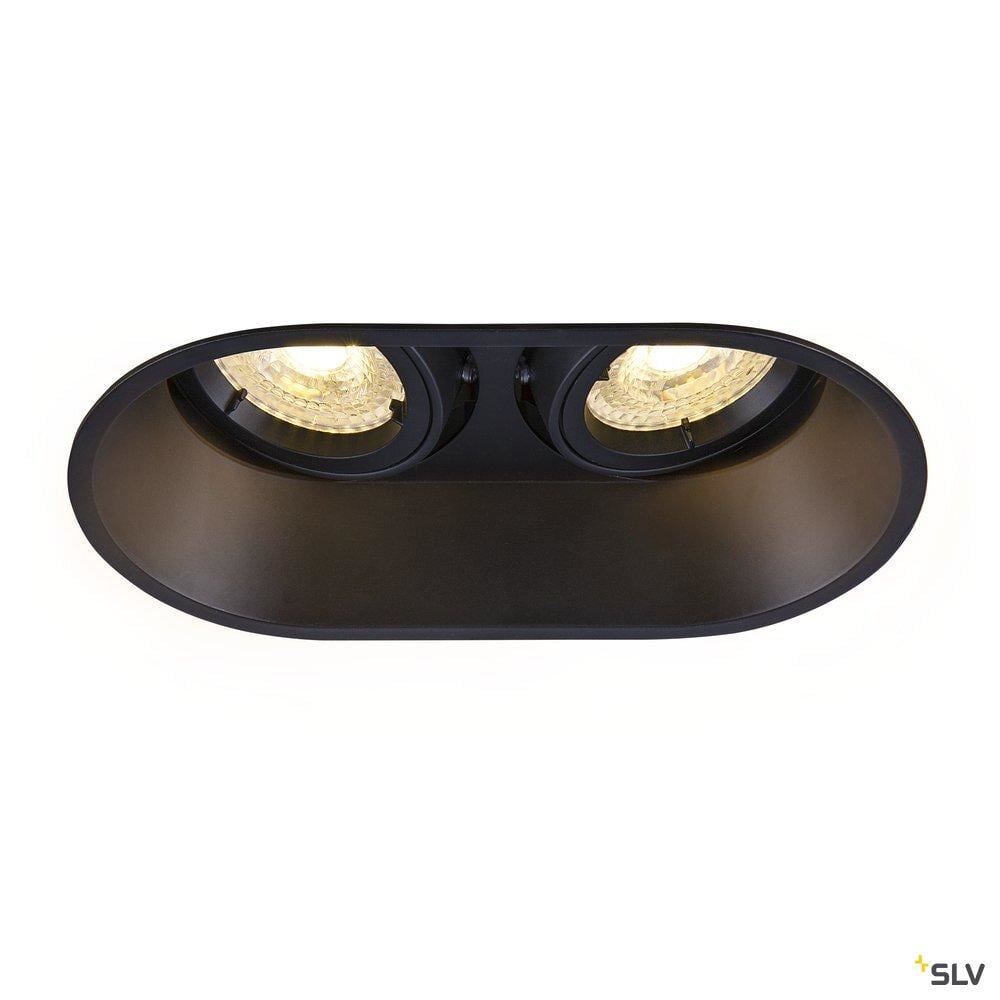 SLV ITALIA SRL - SLV1006121 HORN DOUBLE QPAR51, INCASSO A PLAFONE NE
