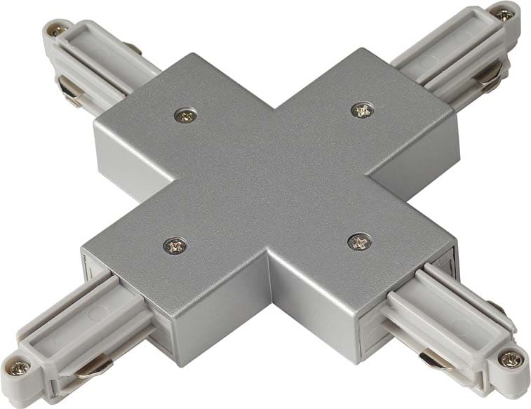 SLV ITALIA SRL - SLV143162 RACCORDO A X, BINARIO MONOFASE, GRIGIO A