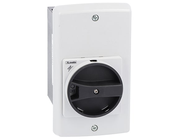 LOVATO - LOVSM1Z1720R CONTENITORE INCASSO X SM1R MANIGLIA NERA