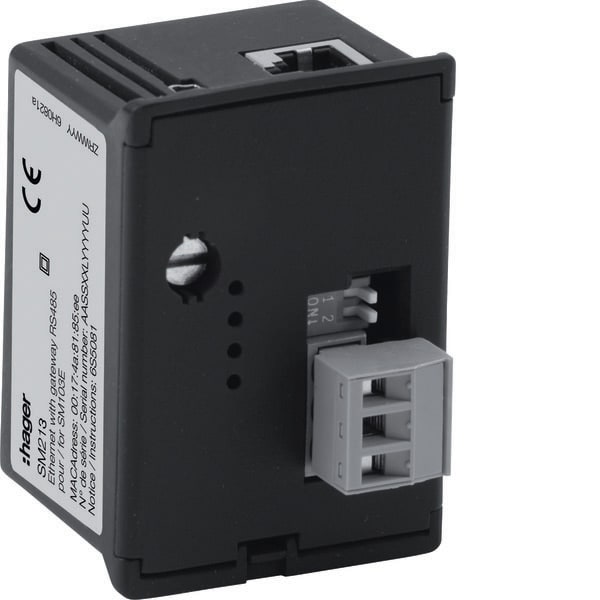 HAGER - HAGSM213 MODULO ETHERNET JBUS/MODBUS PER SM103E