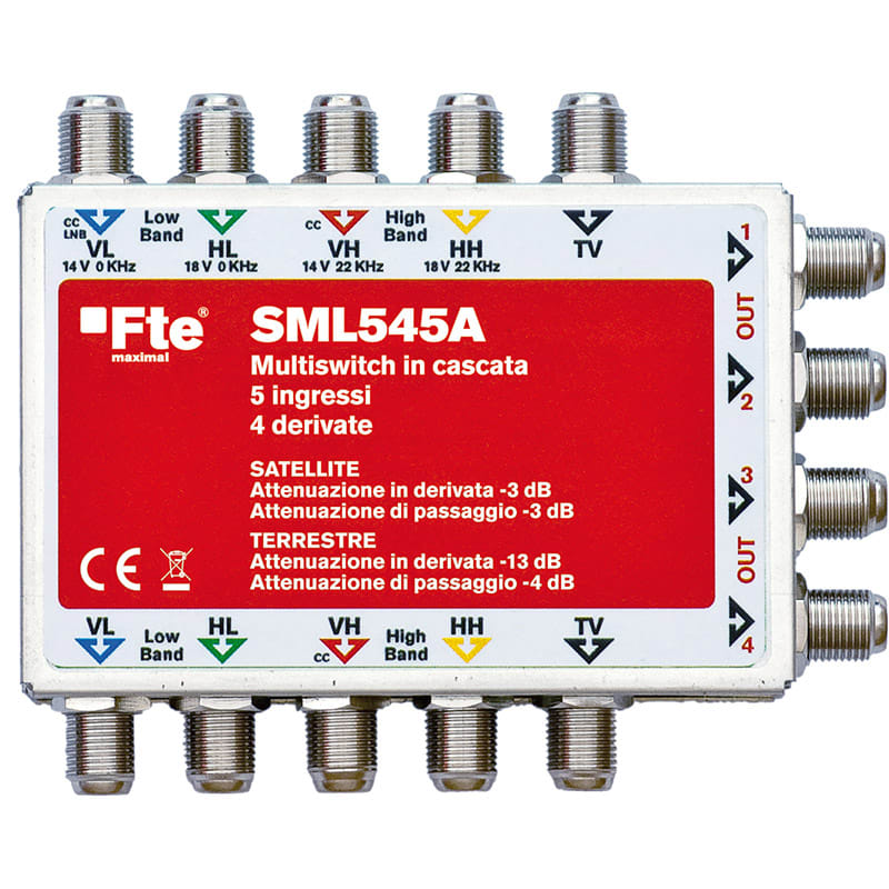 FTE MAXIMAL ITALIA S - FTESML545A SML545A MULTISWITCH 5 IN 4 DERIVATE ATTI