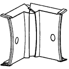 CANALPLAST - CANSMT127A ANG.INT.VAR. SIMMETRIS ARDESIA