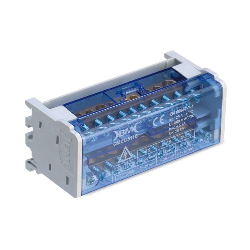 BM SPA - BMMQM204017C RIPARTITORE 2POLI 40A 17CONNESSIONI