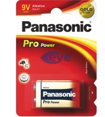 SICOM (PANASONIC) - SNPP-6LR61PPG/1BP TRANSISTOR ALCALINA PRO POWER - BL 1 PEZ